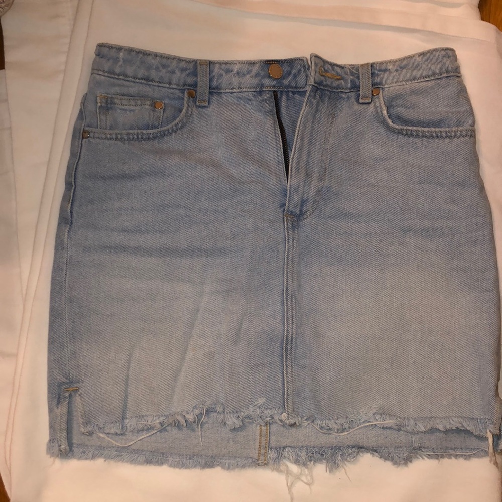 Light wash denim skirt , H&M brand size 10